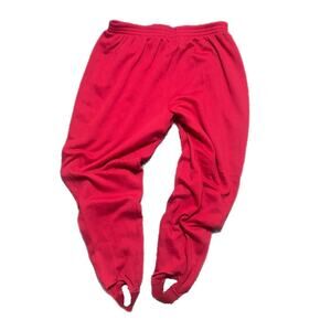 Red Pacers stirrup sweatpants